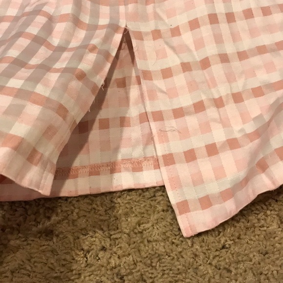 Thrifted White and Pink Checkered Dress Size 3/4 - Picture 8 of 8